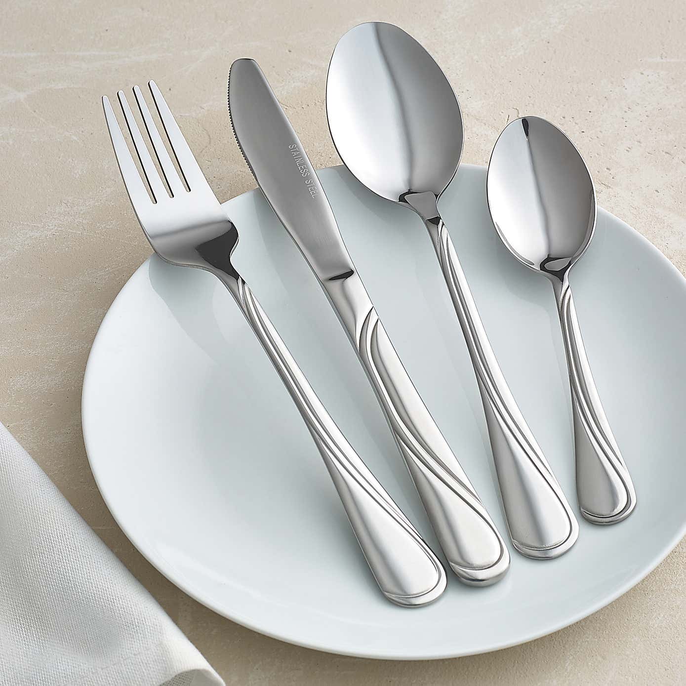 16 Piece Waves Cutlery Set