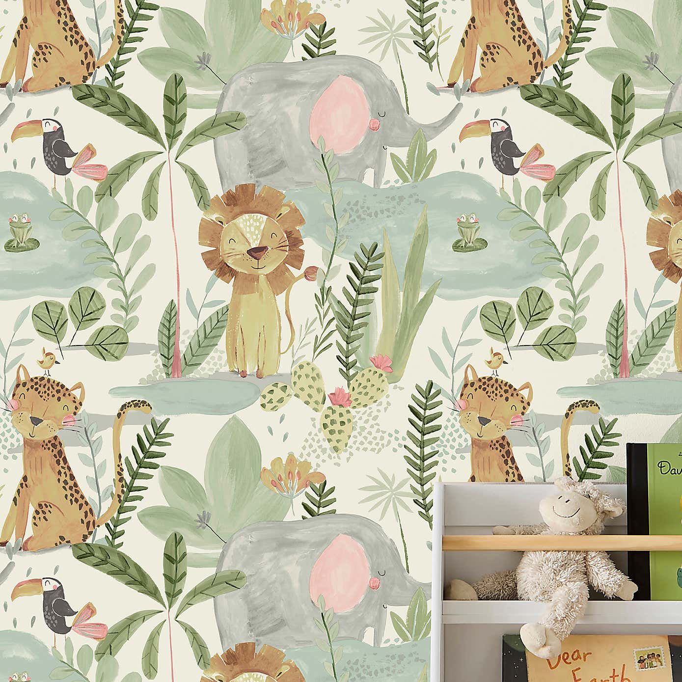 Jungle Friends Wallpaper