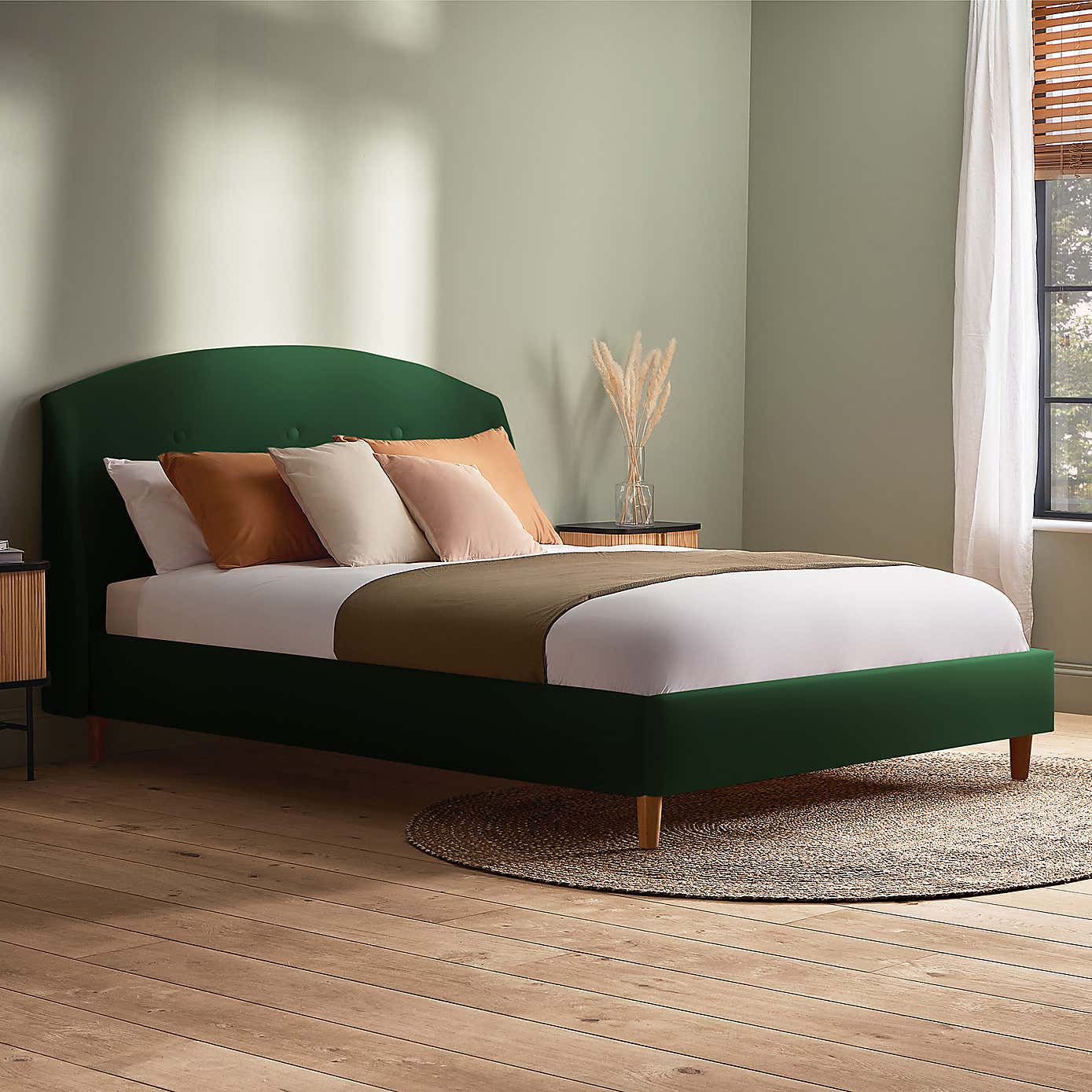 Silentnight Evana Bed Frame, Velvet