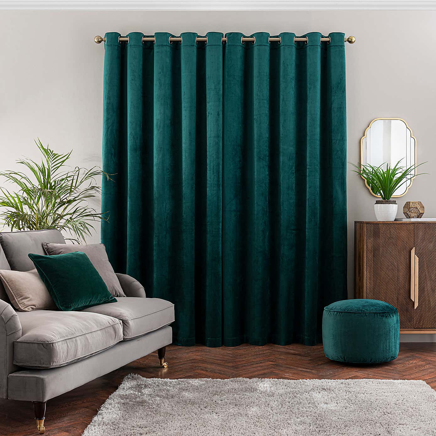 Isla Ultra Blackout Eyelet Curtains