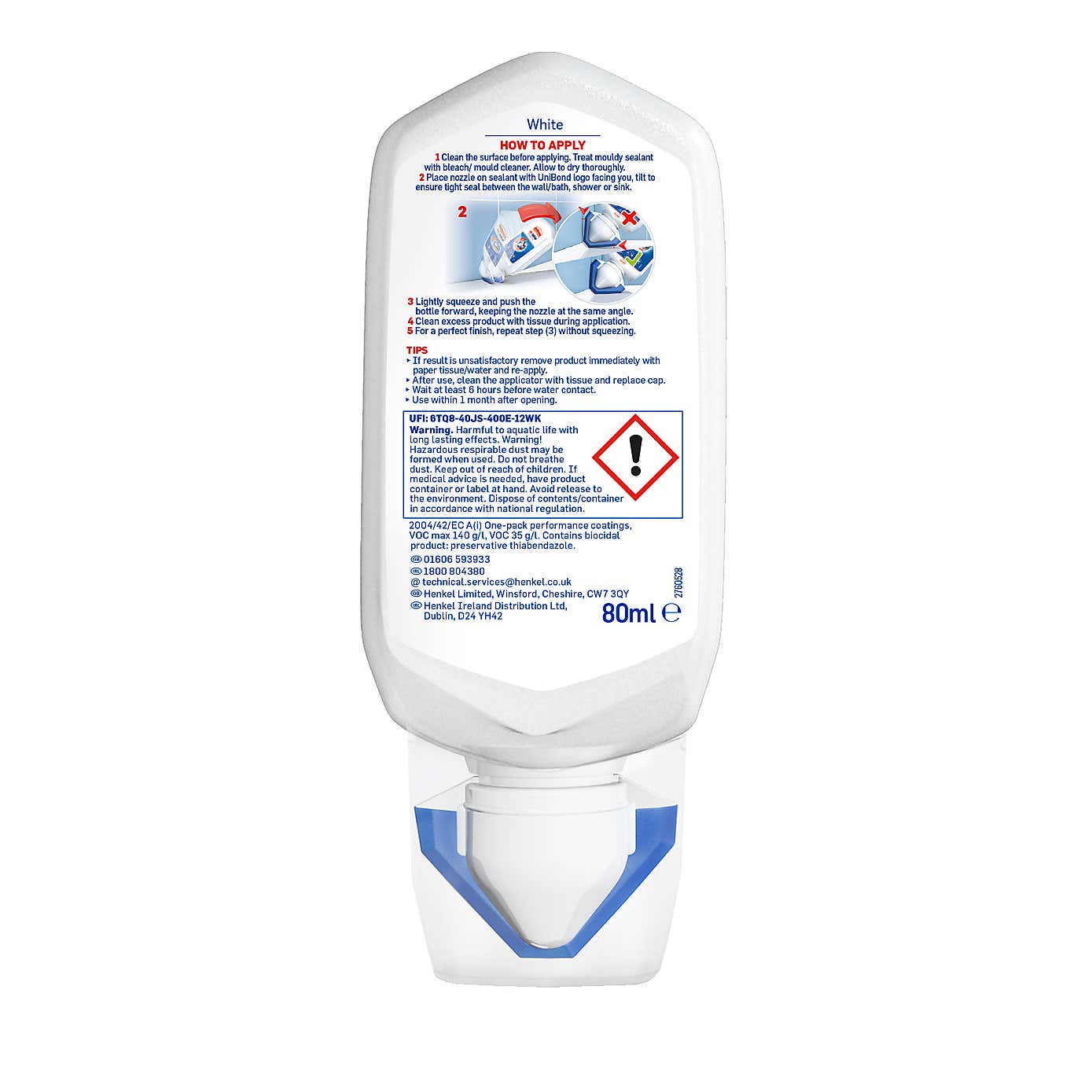 UniBond Re-new Silicone Sealant 80ml