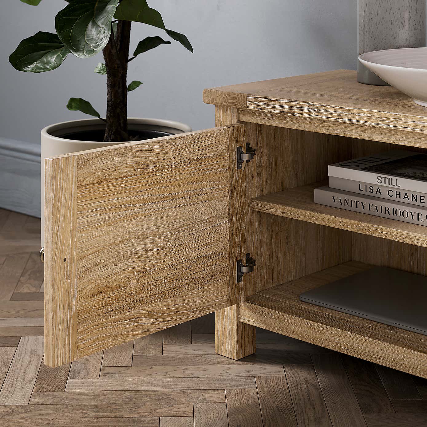 Olney Extra Wide TV Unit, Stone