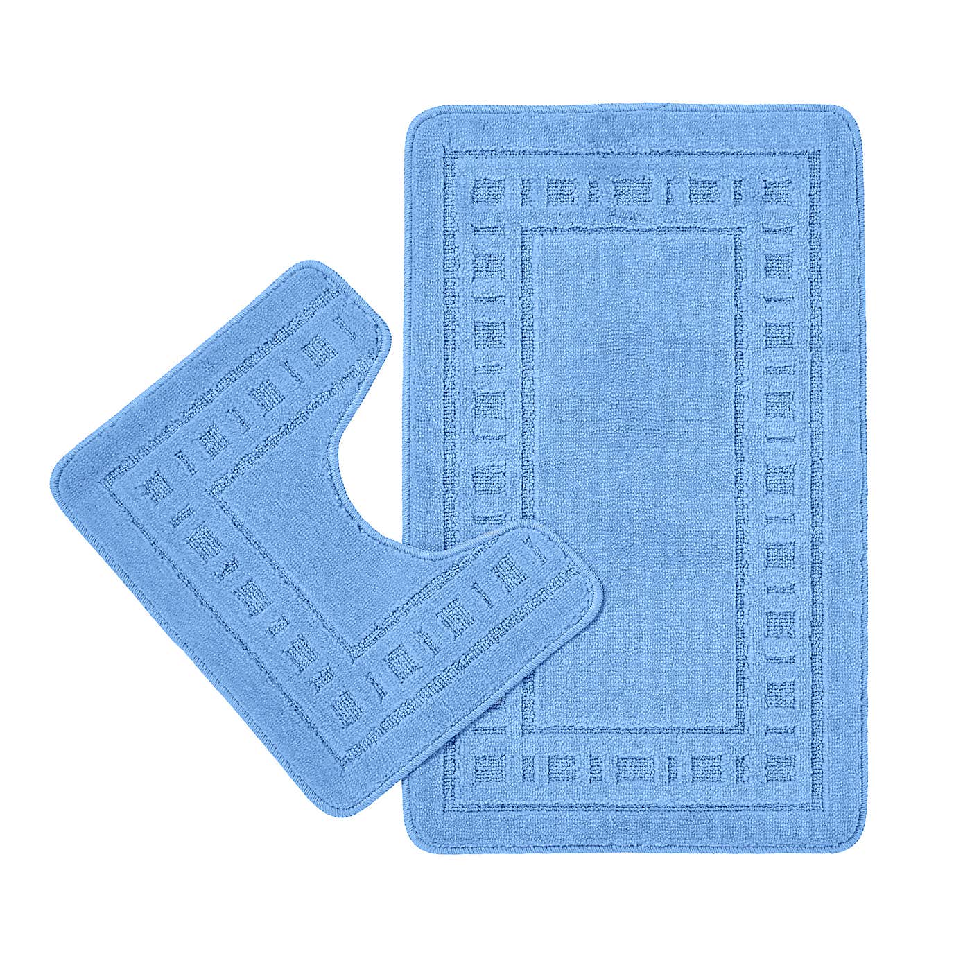 Catherine Lansfield Armoni Bath and Pedestal Mat Set