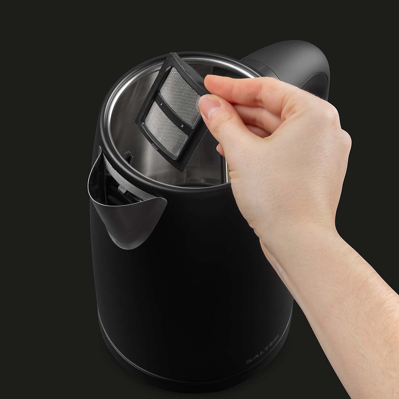 Salter Kuro 1.7L Black Kettle