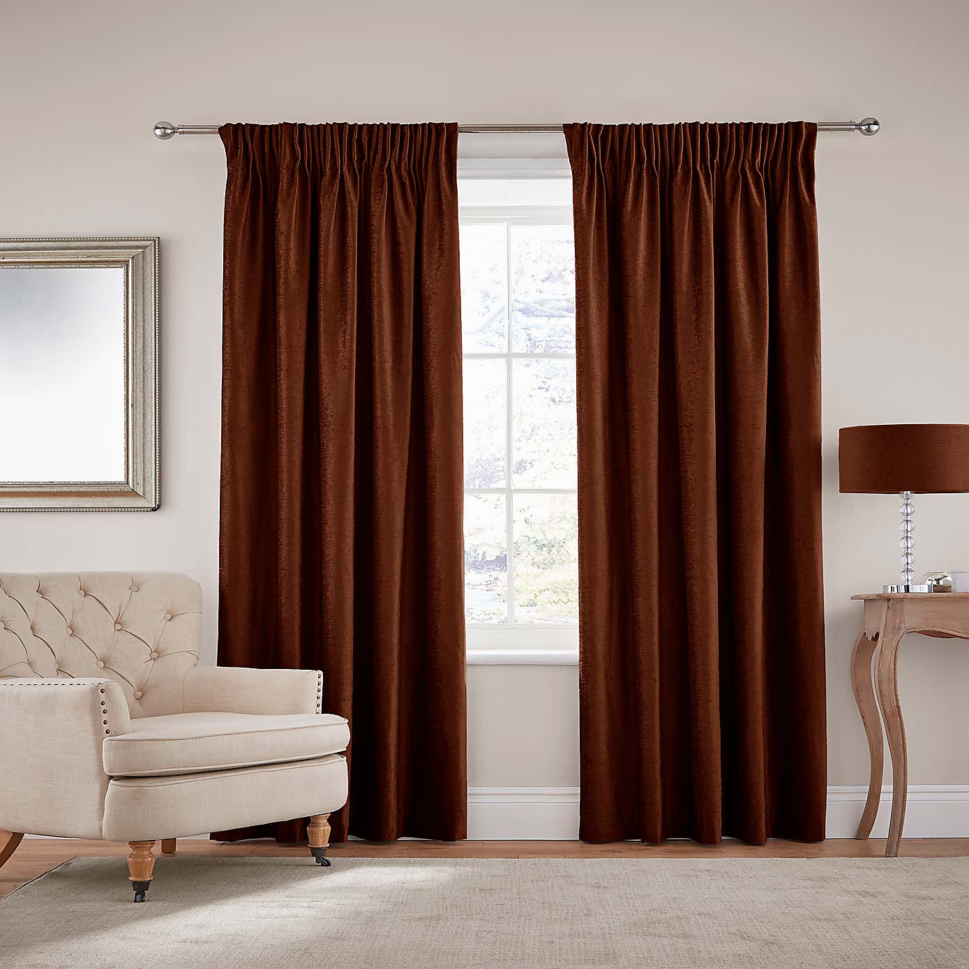 Dorma Lymington Pencil Pleat Curtains