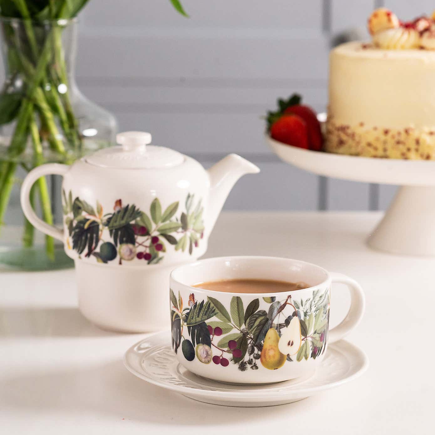 KEW Garden Bloom Tea for 1 Set