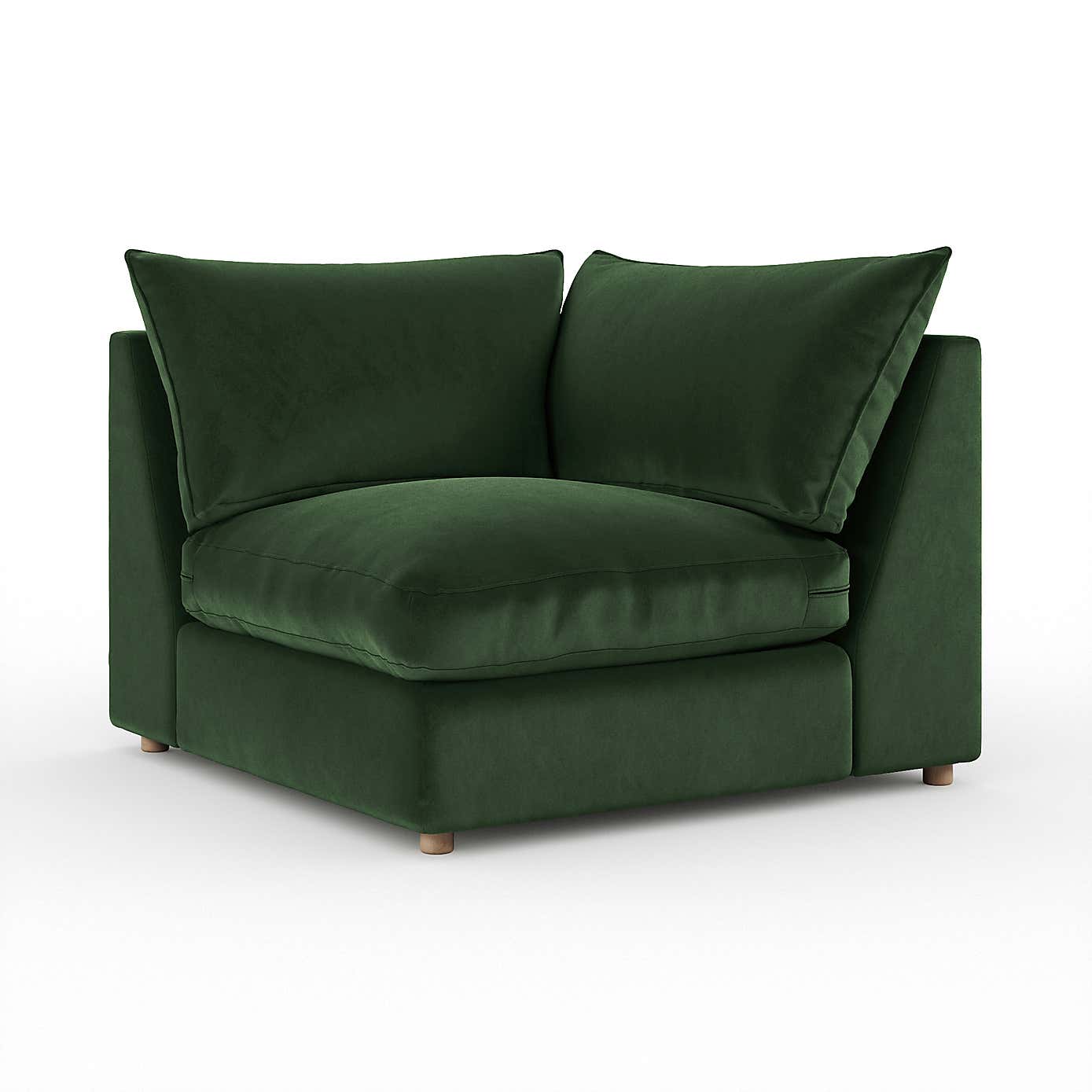 Full Circle Austin Cosy Velvet Modular Corner Piece