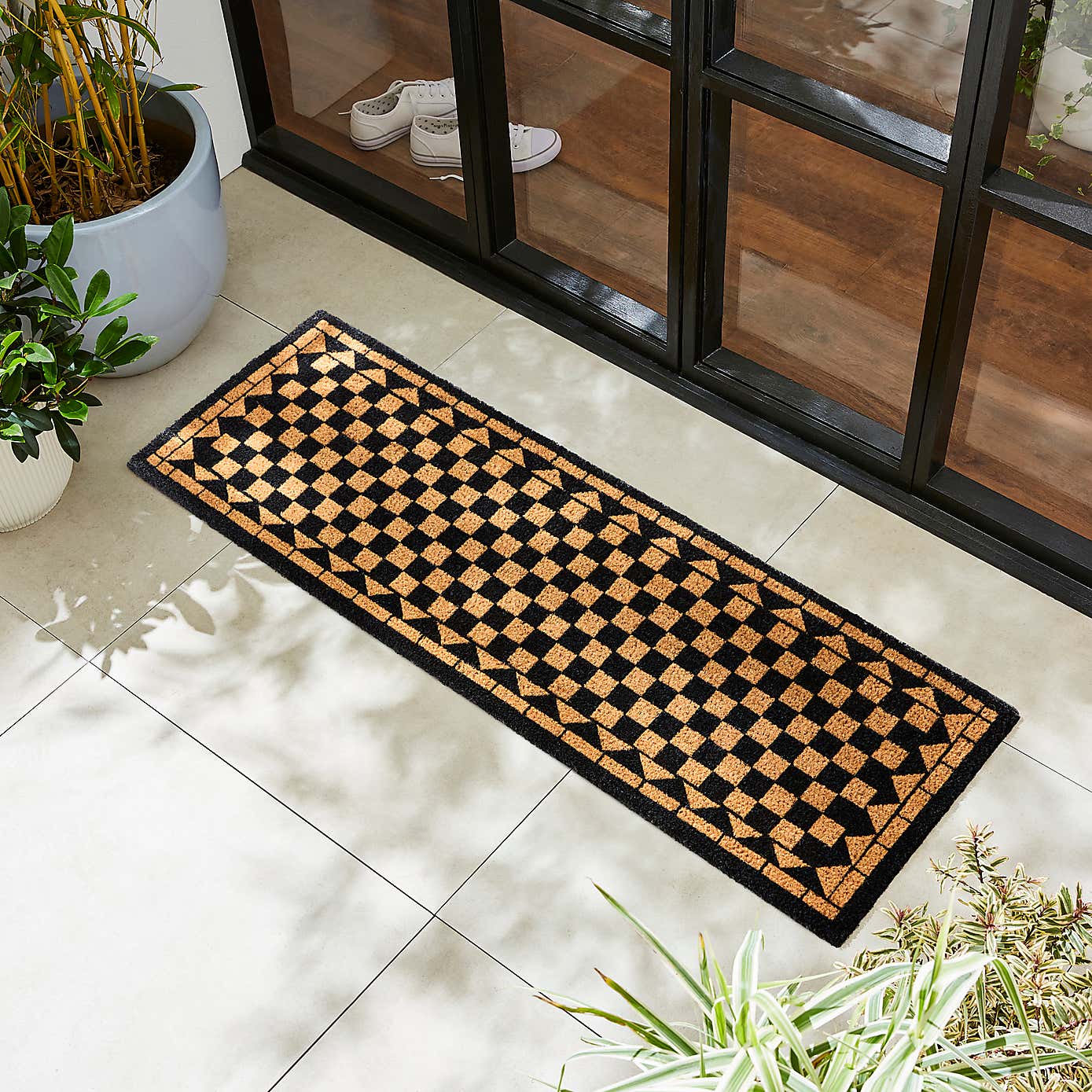 Mosaic Patio Outdoor Doormat