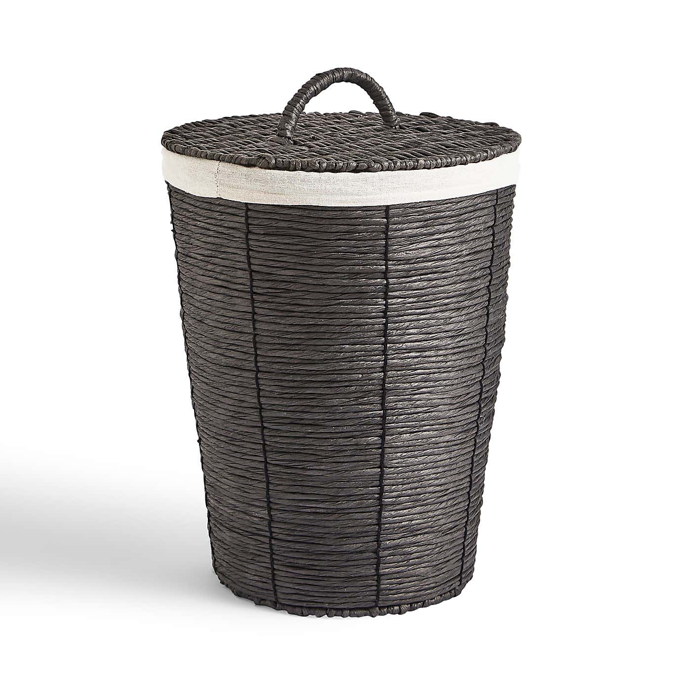 Woven Round Laundry Basket