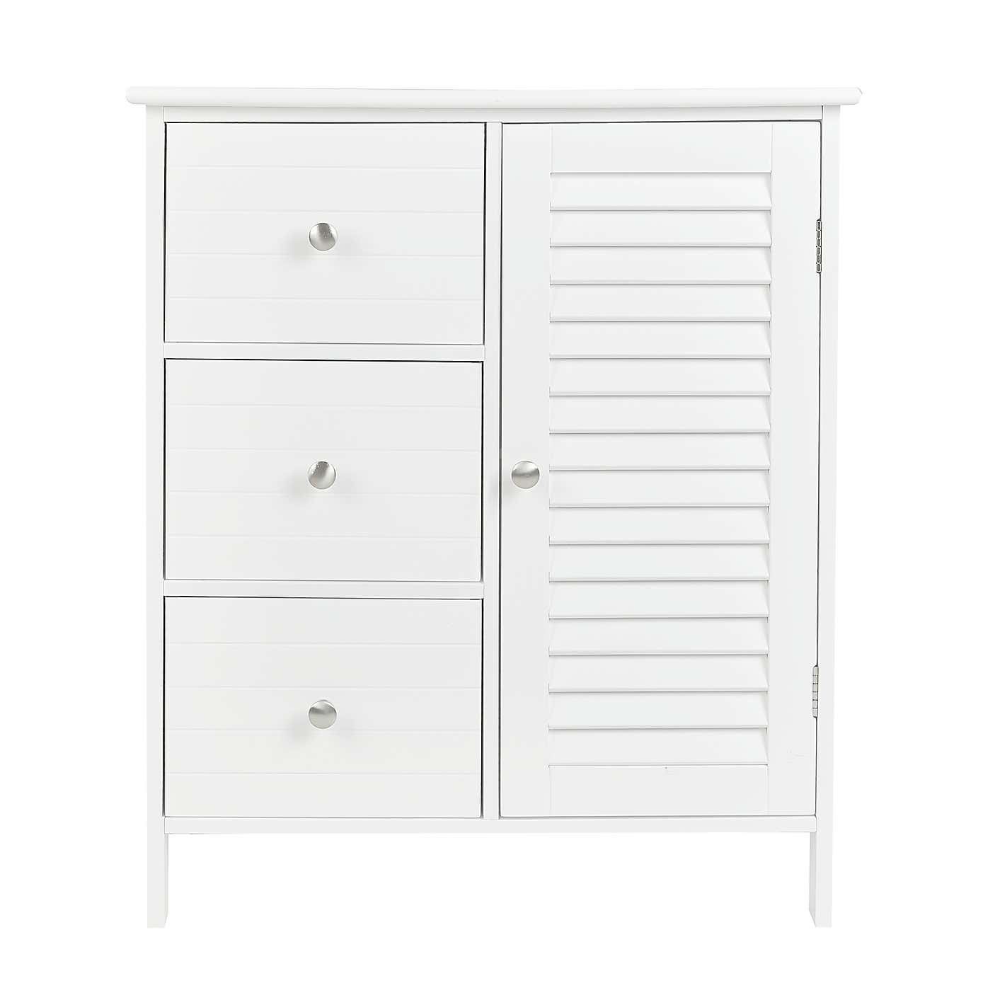 Nautical 3 Drawer Cabinet Unit