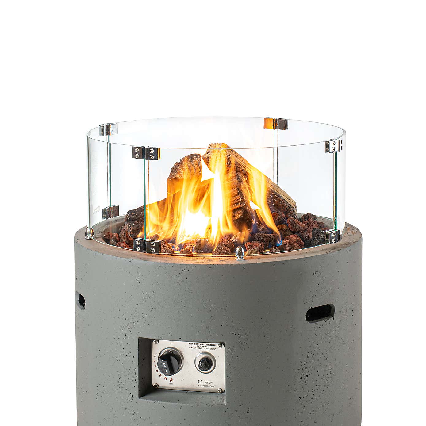 Happy Cocooning Glass Screen Kit for Round Fire Pits