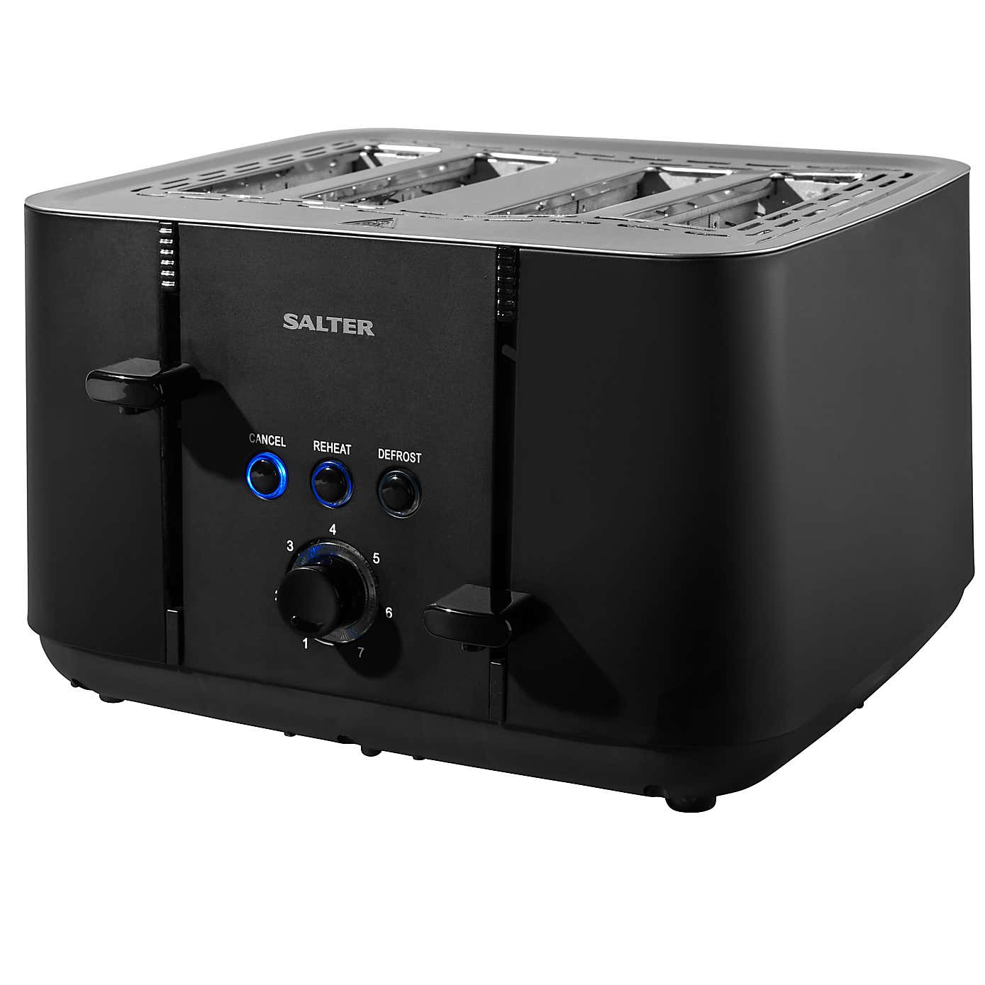 Salter Kuro Black 4 Slice Toaster