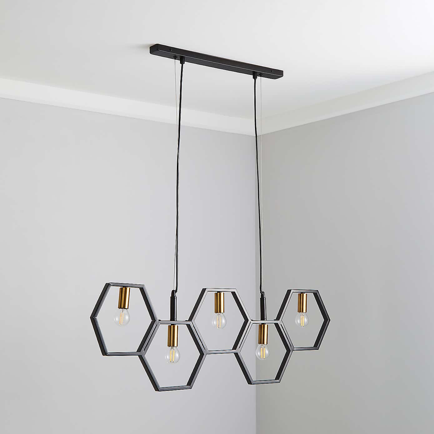 Hexa 5 Light Ceiling Fitting