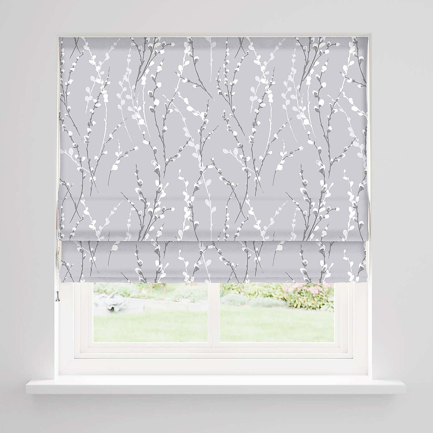 Belle Floral Blackout Roman Blinds