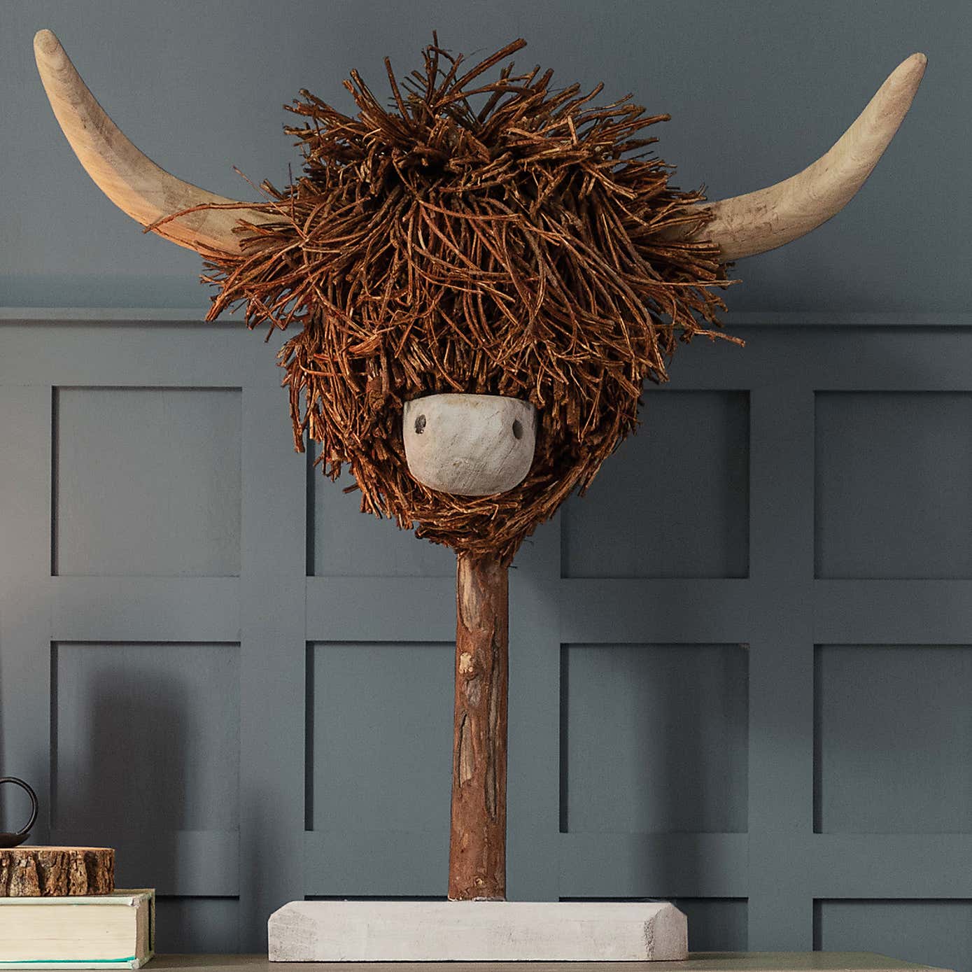 Voyage Maison Hewie Highland Cow Head Ornament