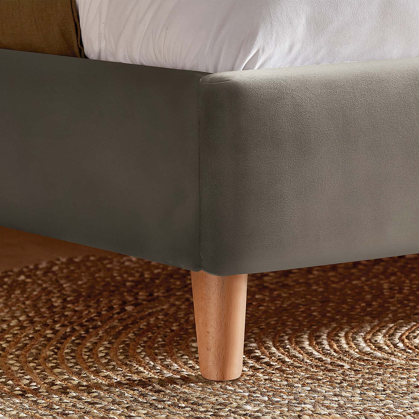 Silentnight Evana Bed Frame, Velvet