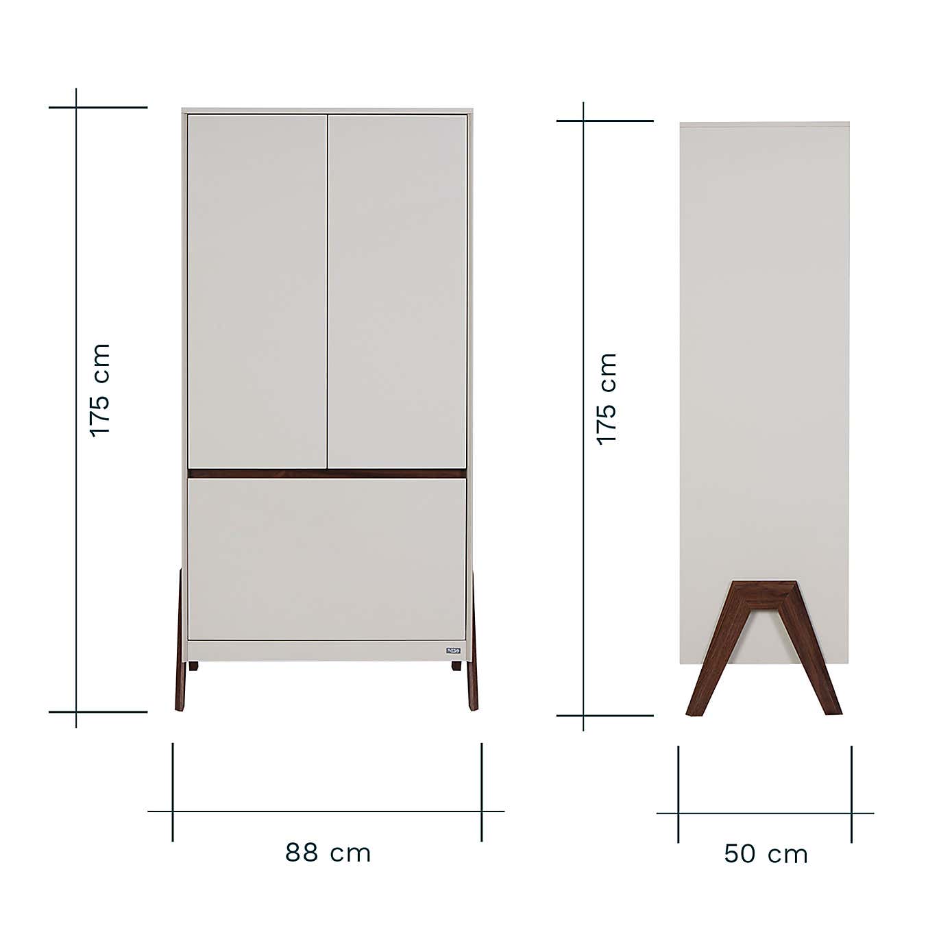 Tutti Bambini Fuori Mini 3 Piece Nursery Furniture Set