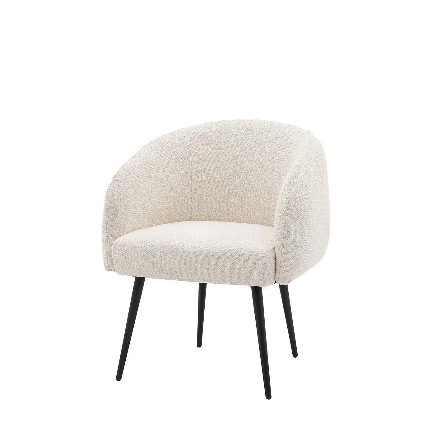 Blaine Boucle Tub Chair