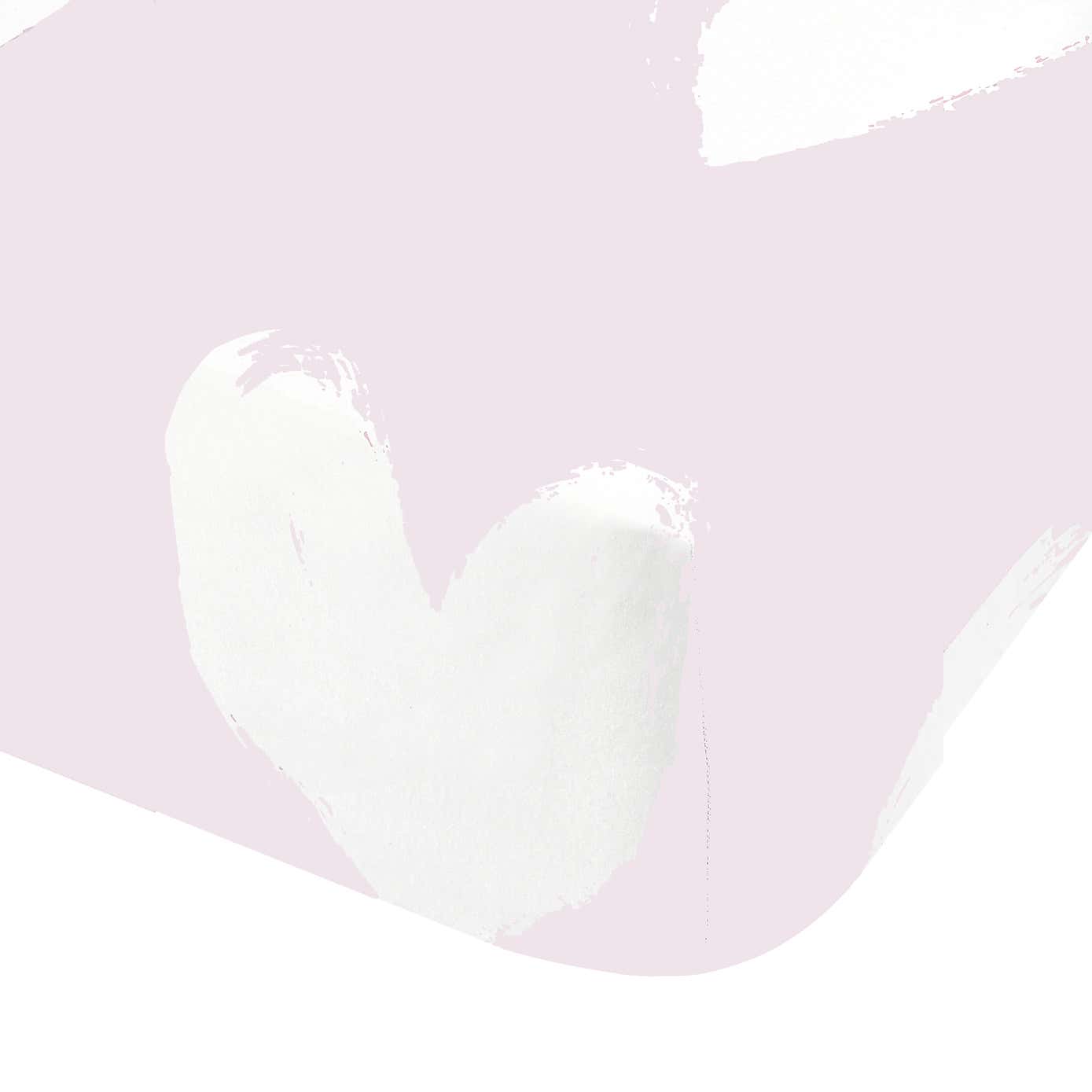 Catherine Lansfield Brushed Hearts Brushed Cotton Fitted Sheet