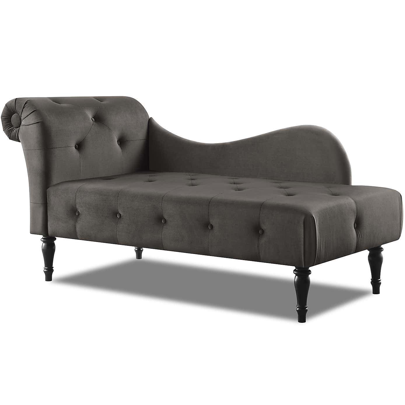 Wisteria Velvet Chaise Lounge