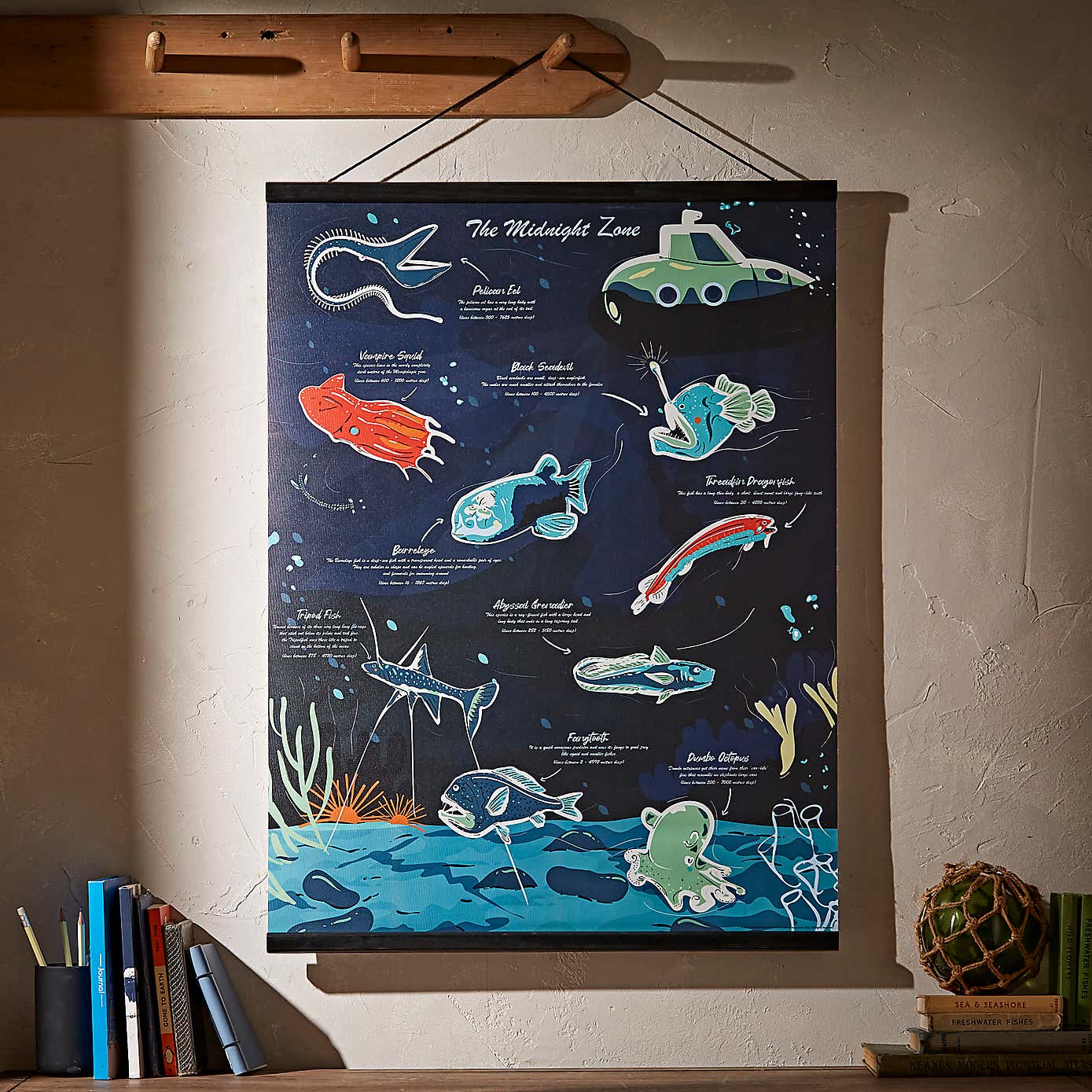 Kids Midnight Zone Hanging Mural 85cm x 62cm