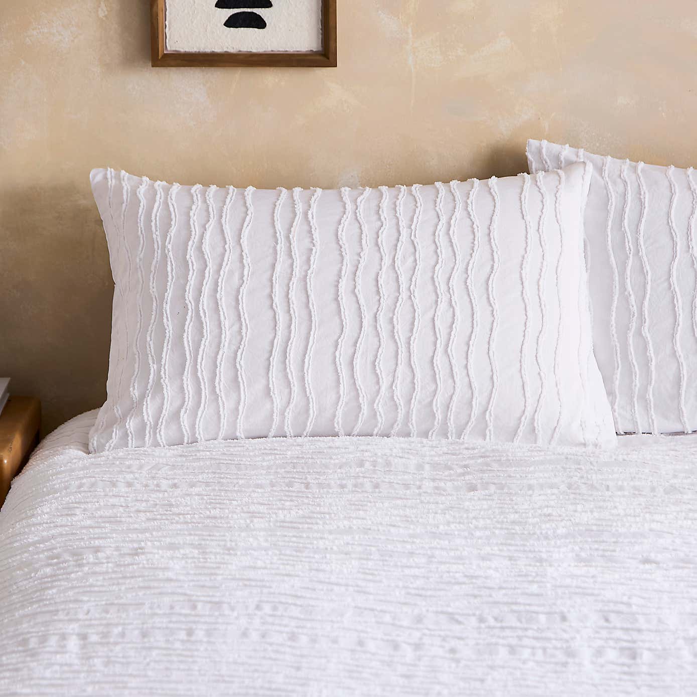 Alton Tufted Stripe Quilt Cover Set