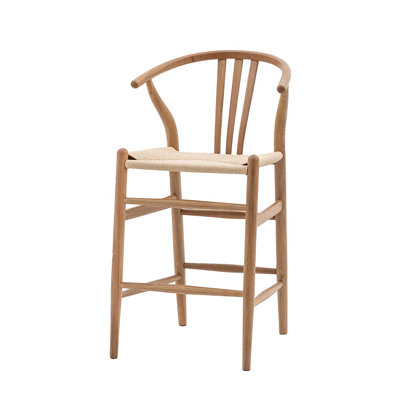 Walsall Set of 2 Bar Stools, Elm