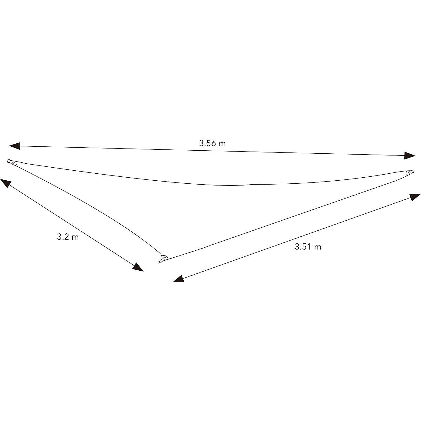 Elements Grey Sail Parasol