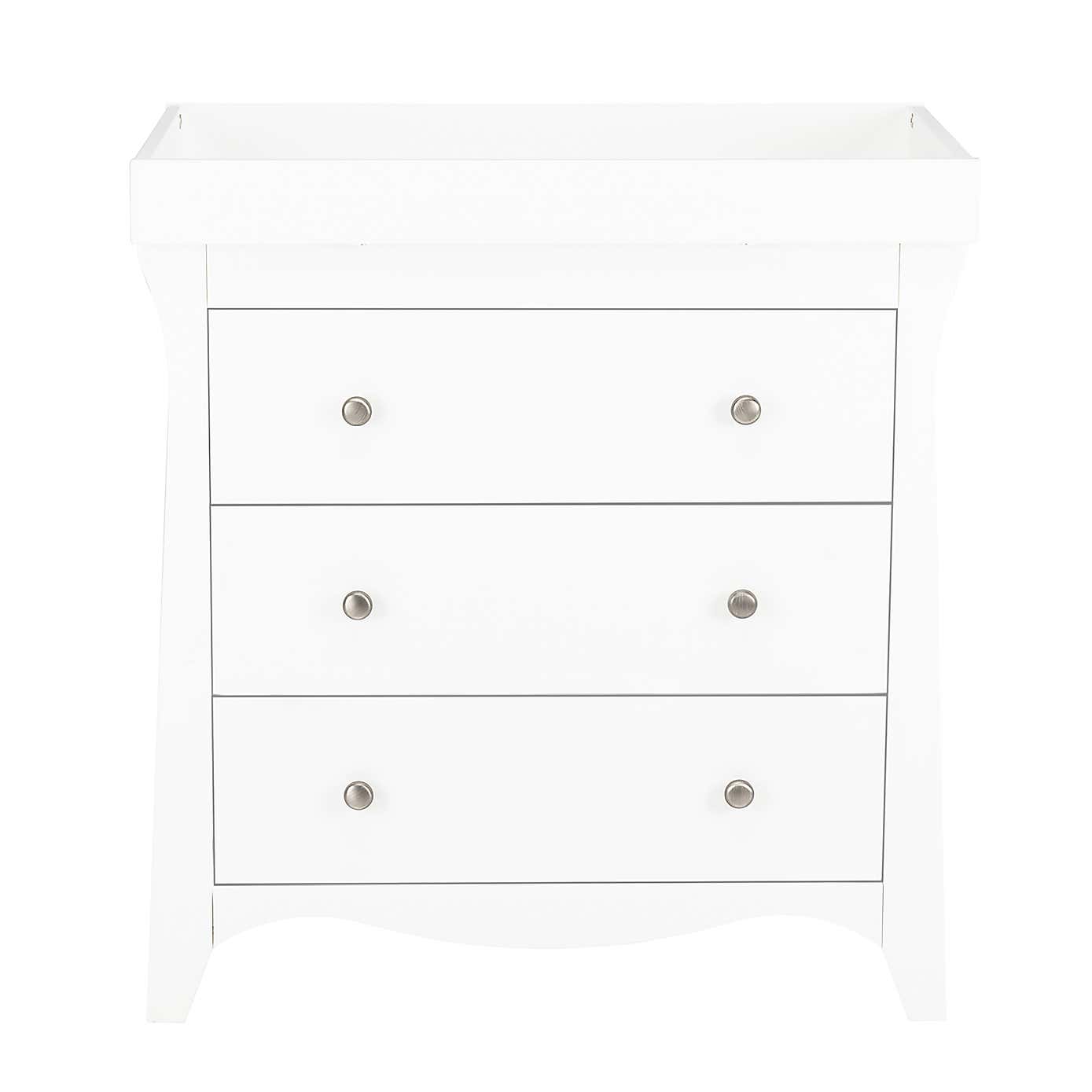 CuddleCo Clara 3 Drawer Chest & Changing Unit