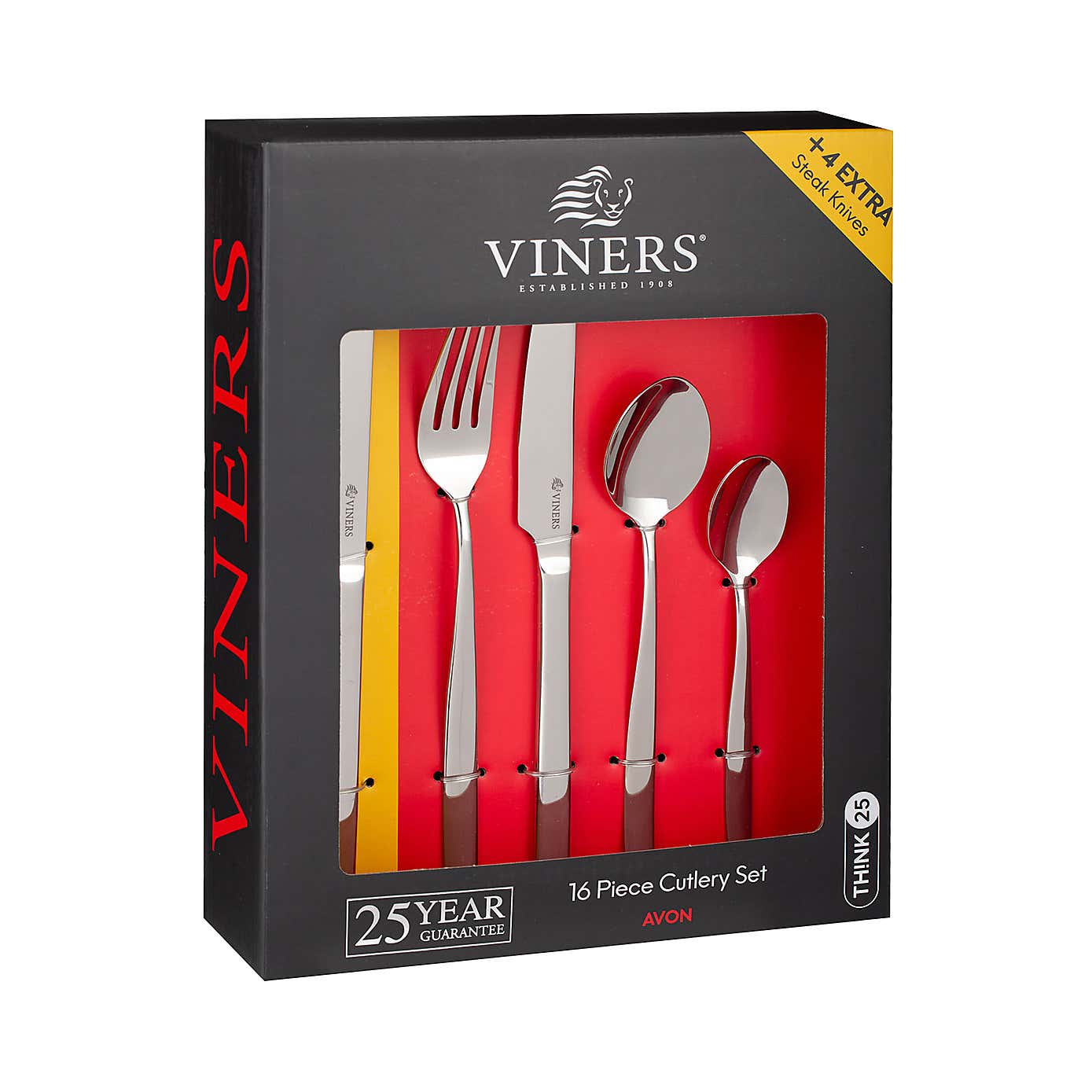 Viners Avon 16pc cutlery set + 4 steak knives