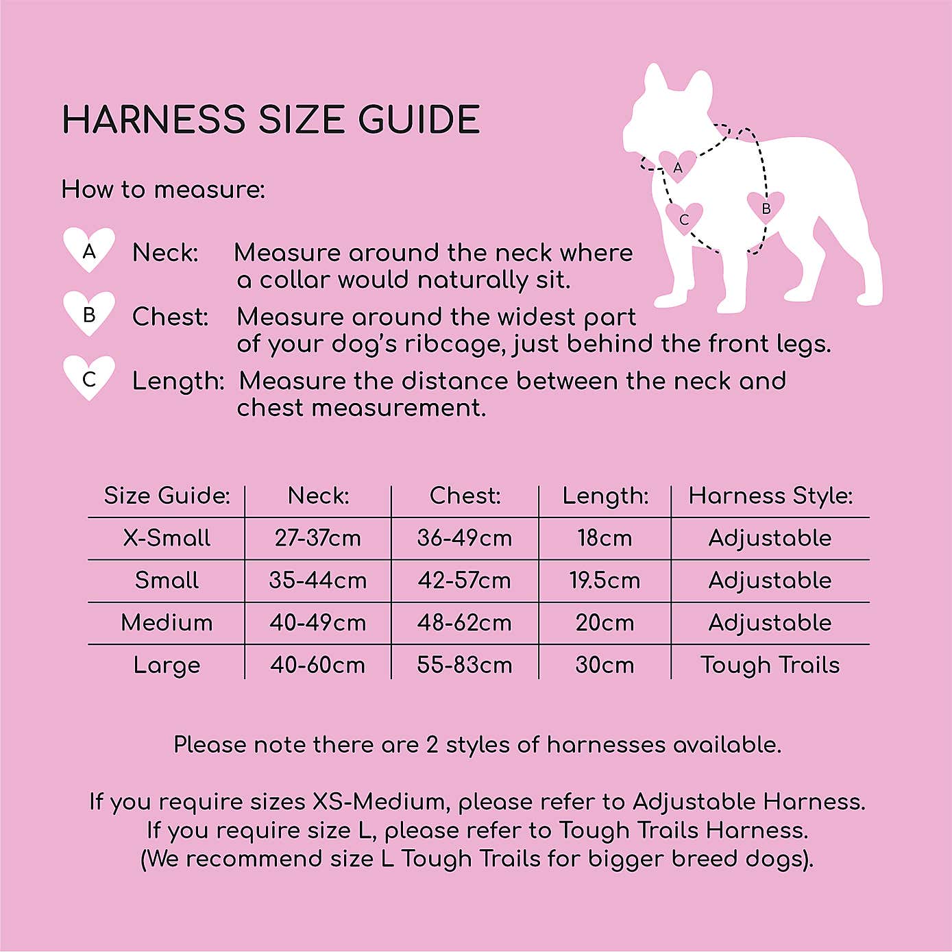 Pink Flowers Adjustable Dog Harness