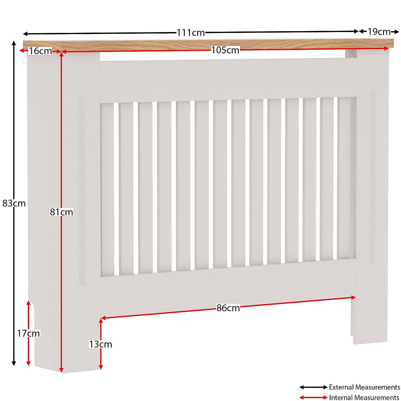 Vida Designs Arlington Radiator Cover