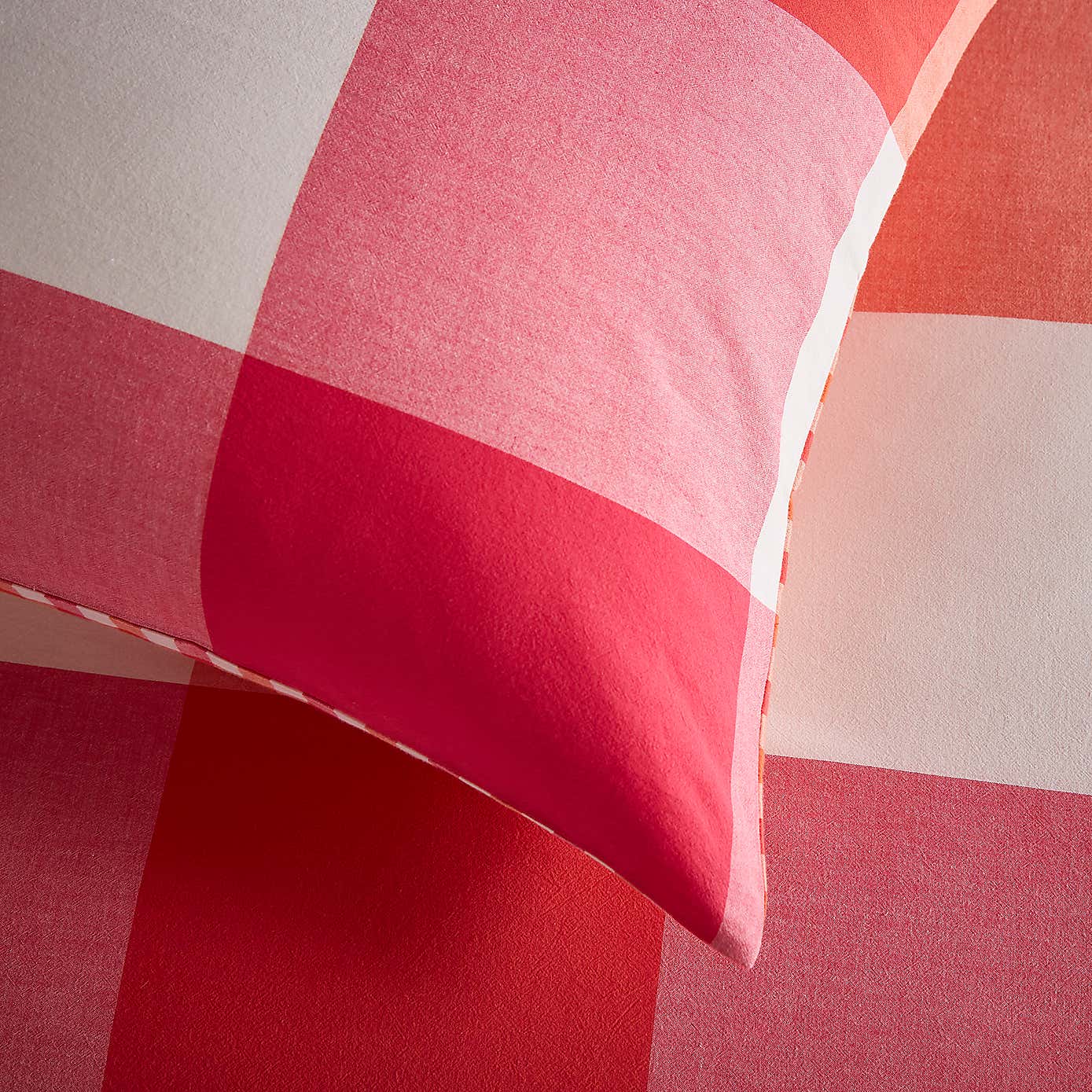 Sophie Robinson Picnic Plaid 100% Cotton Duvet Cover & Pillowcase Set