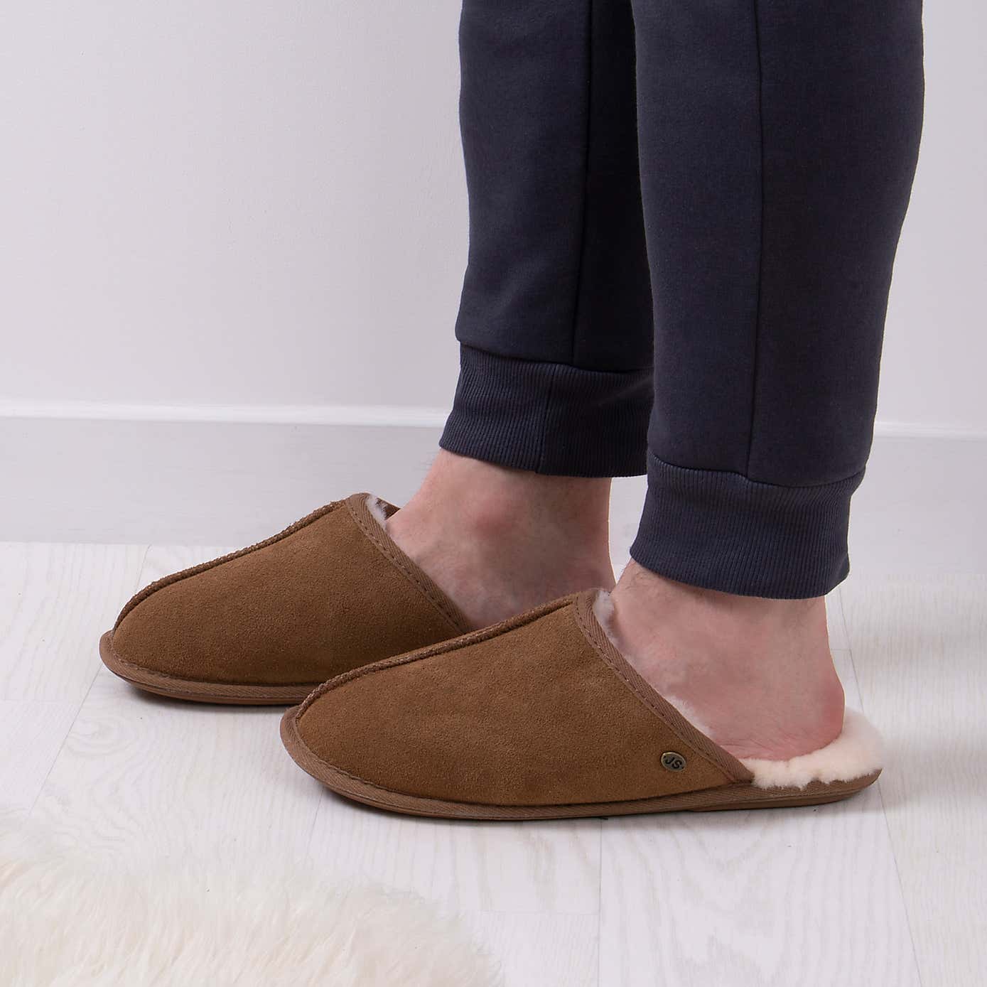 Just Sheepskin Donmar Sheepskin Mens Slippers