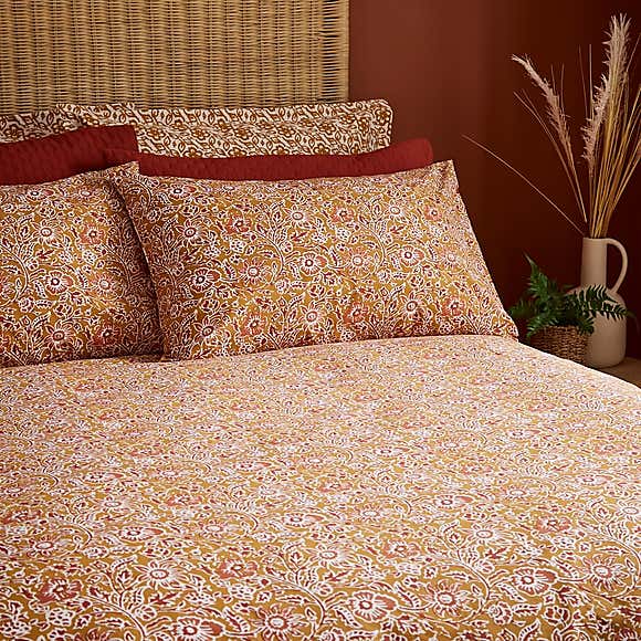 Ziara 100% Cotton Duvet Cover and Pillowcase Set