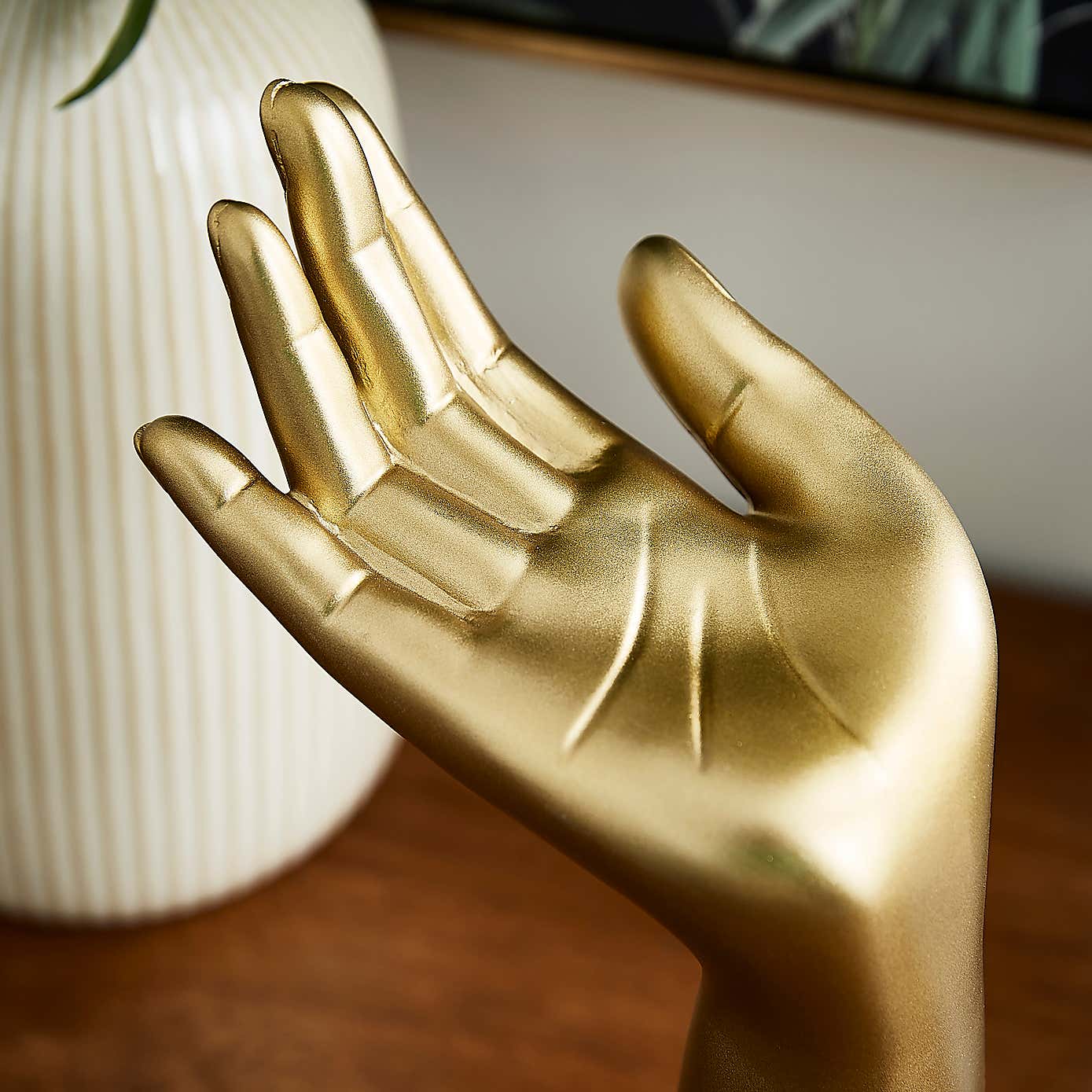 Gold Resin Hand Ornament