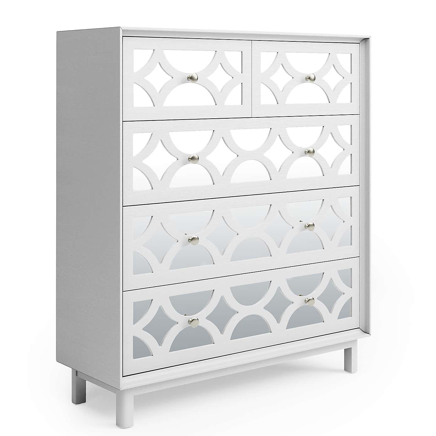 Delphi 5 Drawer Chest Grey