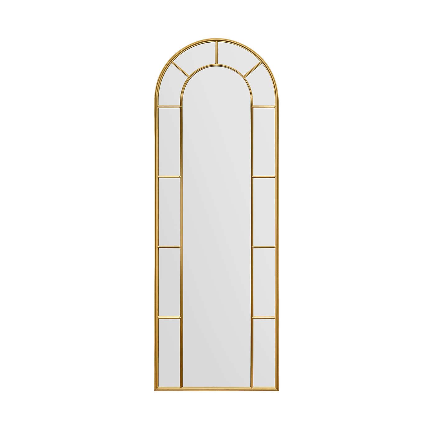 Arcus Denestra Arched Indoor Outdoor Full Length Wall Mirror