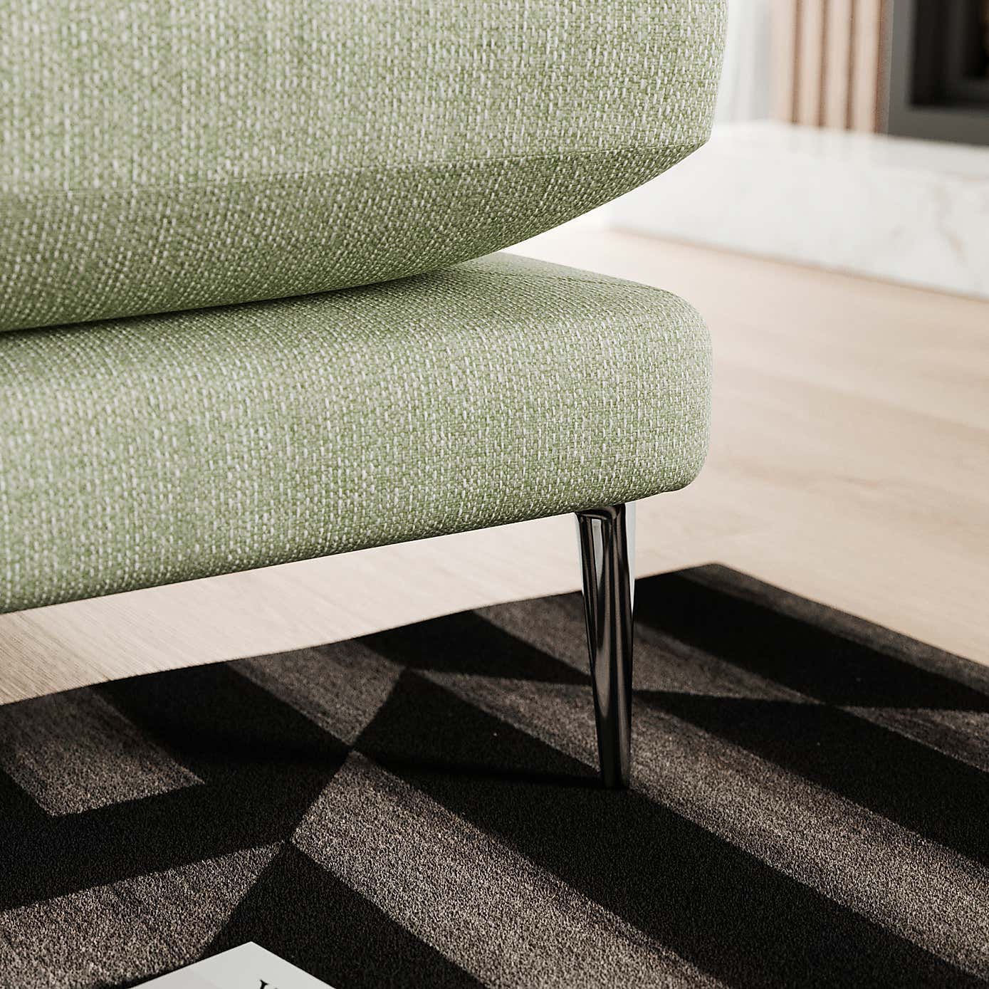 Lawson Chunky Tonal Weave Corner Chaise Sofa