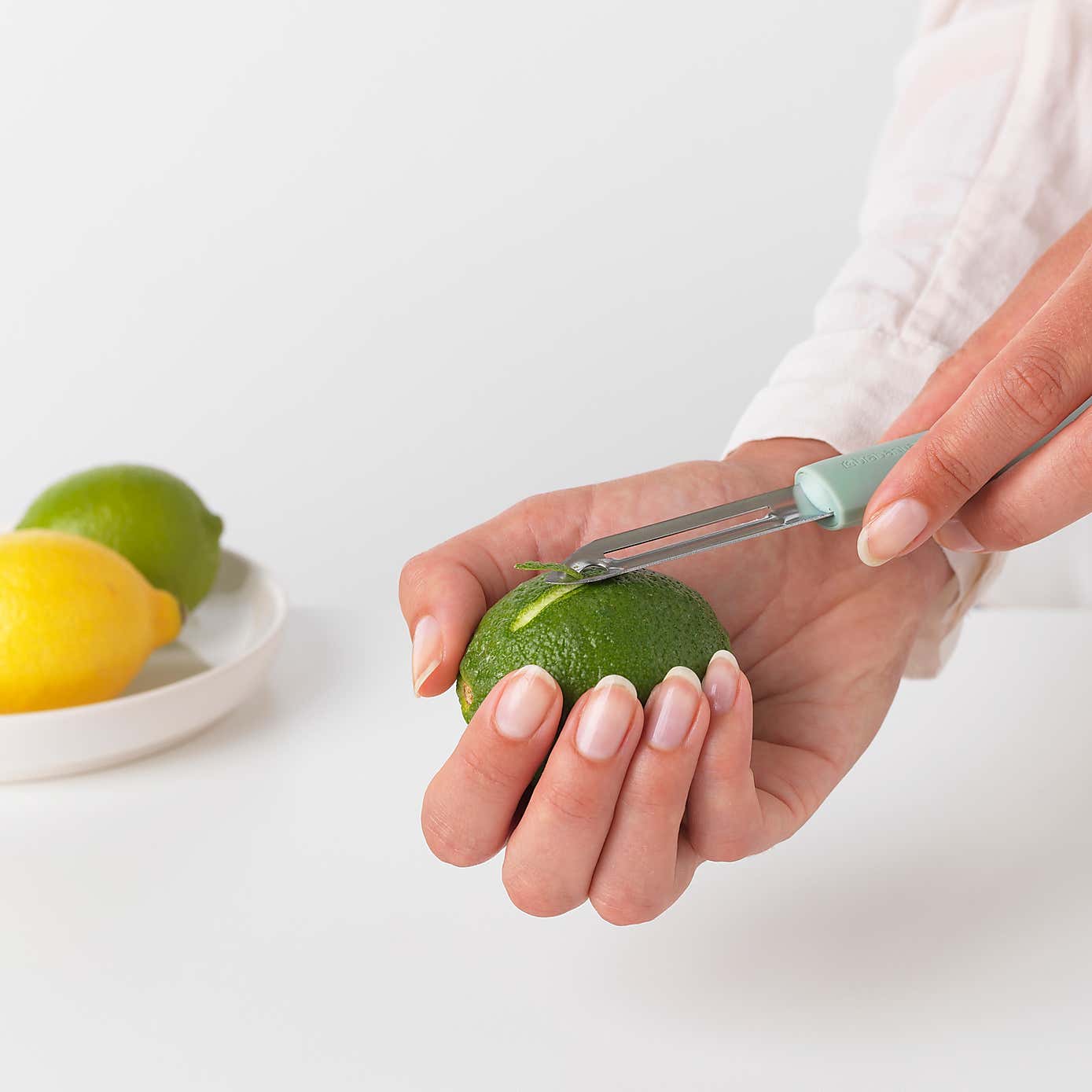 Brabantia Tasty+ Green Food Peeler Plus Zester