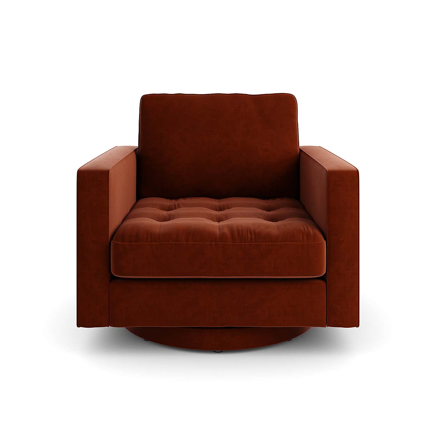 Zoe Velvet Swivel Chair