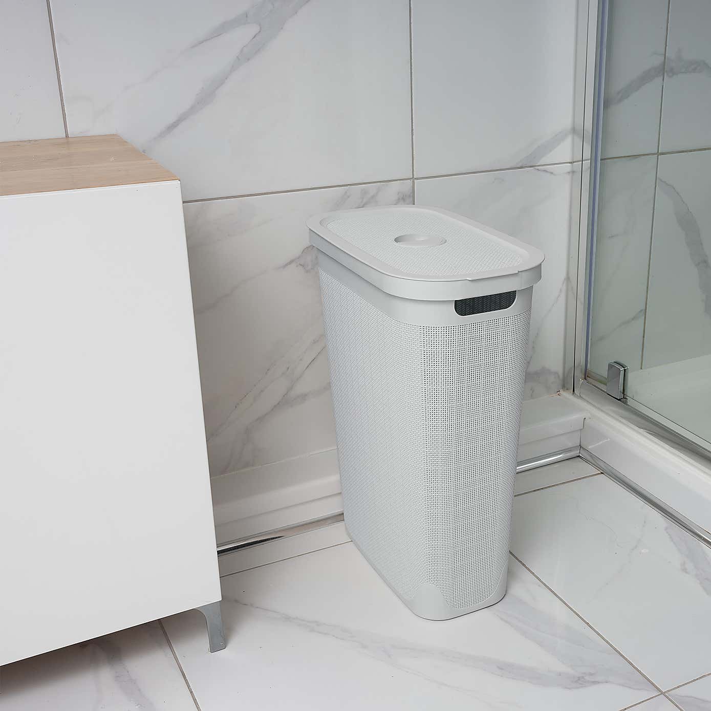 Addis Hessian 40L Slim Laundry Hamper