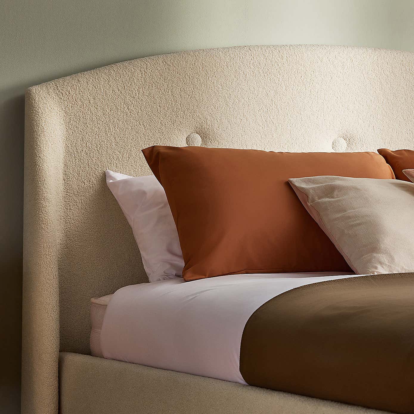 Silentnight Evana Bed Frame, Boucle