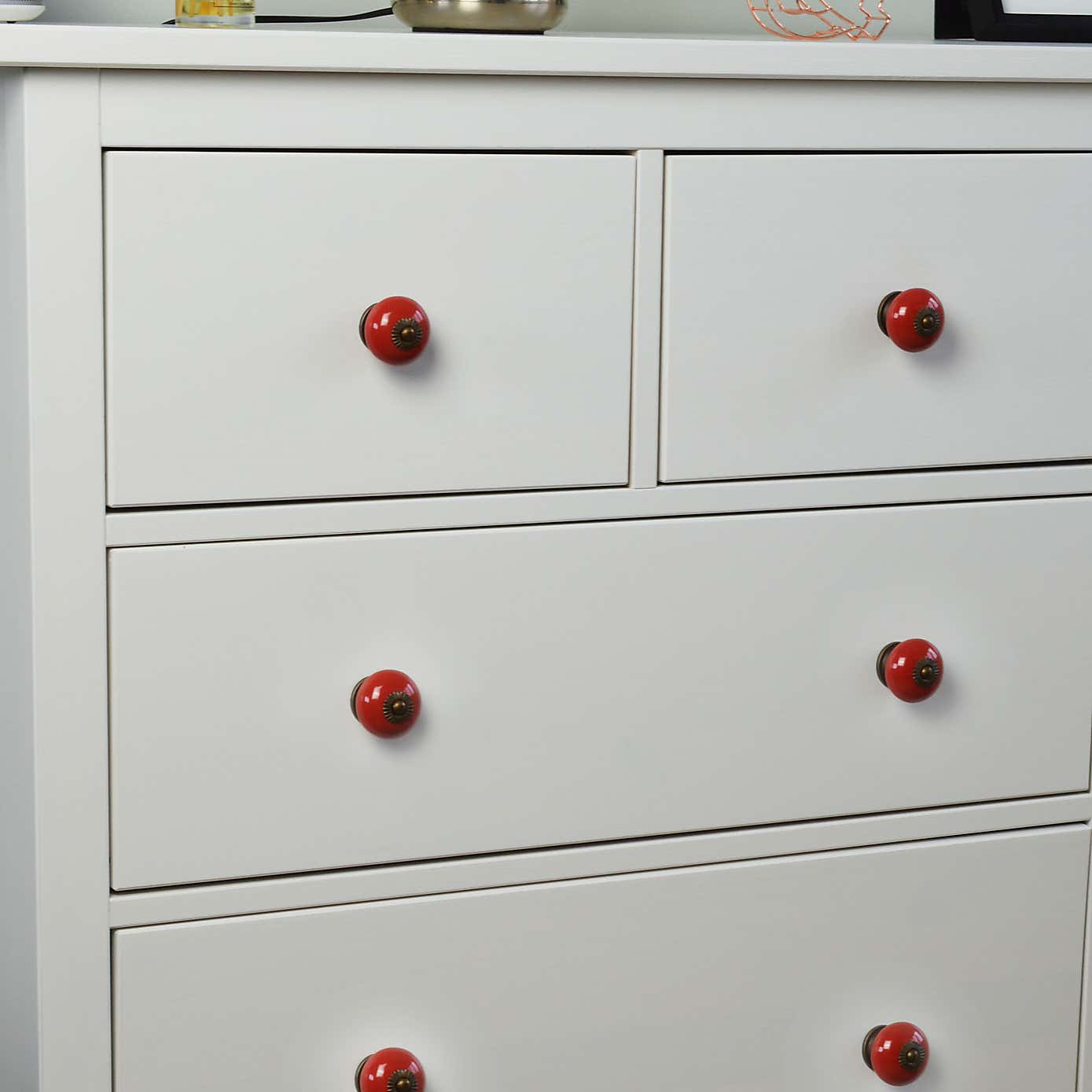 Pack of 6 Nicola Spring Round Drawer Knobs