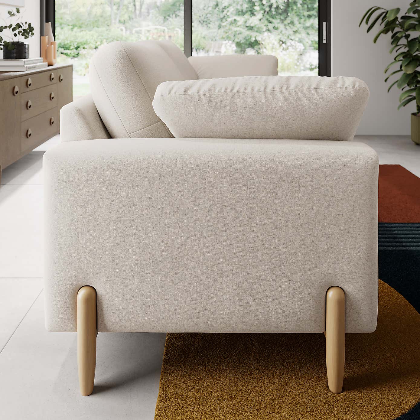 Apollo Soft Texture 3 Seater Sofa