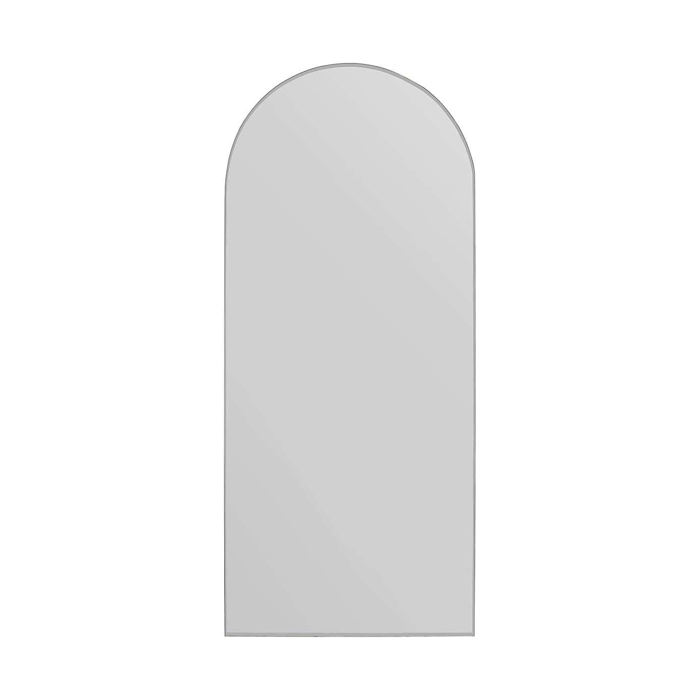 Arcus Frameless Arched Full Length Wall Mirror