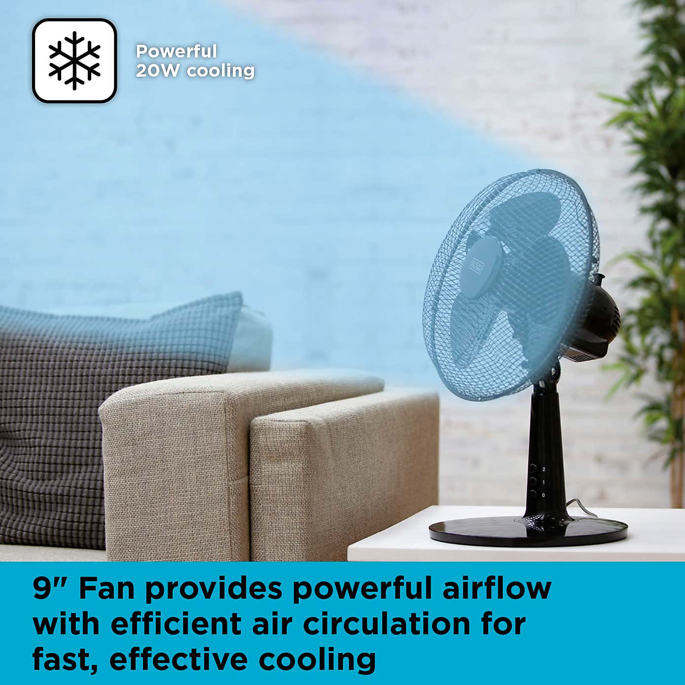 Black & Decker 9 Inch Desk Fan