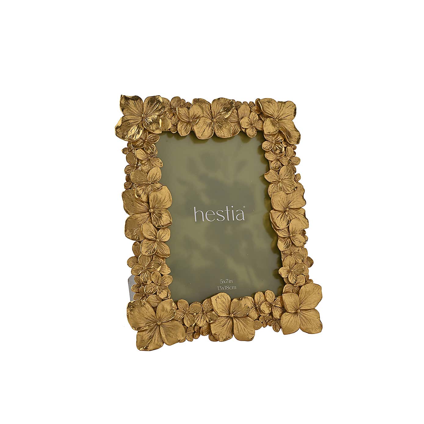 Hestia Gold Flower Photo Frame