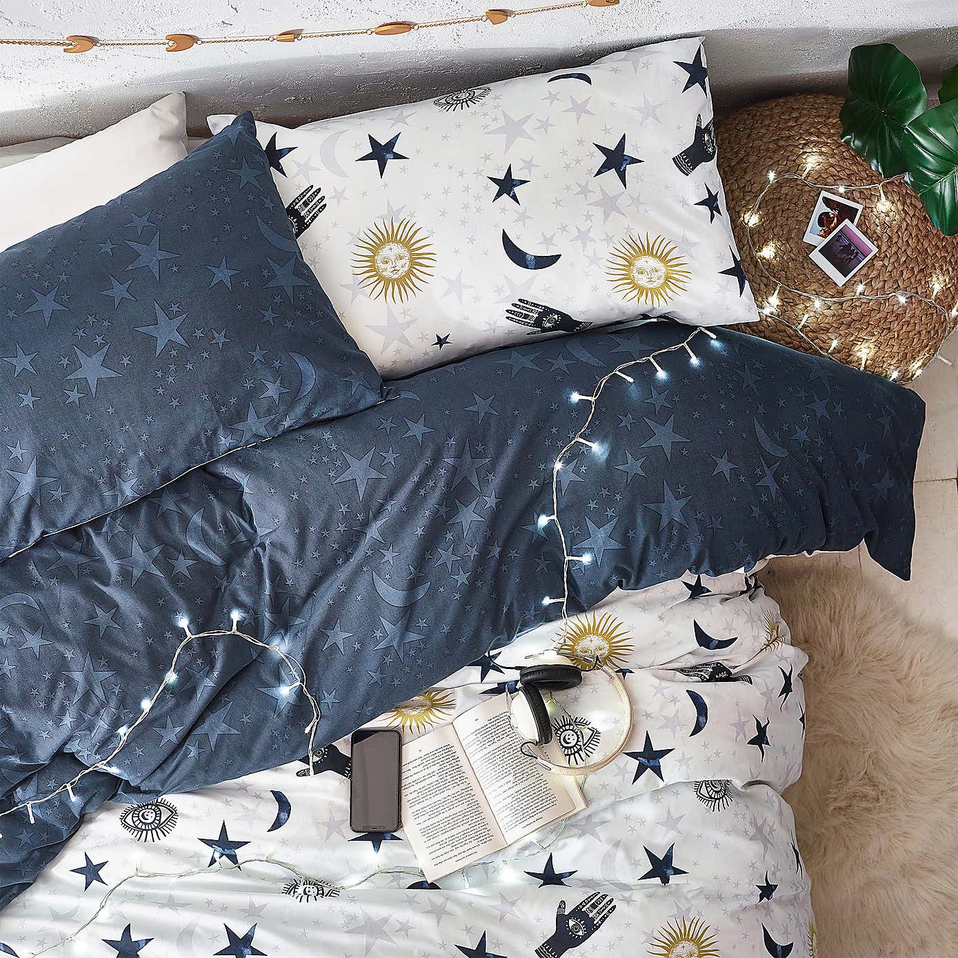 Style Lab Stargazer Duvet Cover and Pillowcase Set
