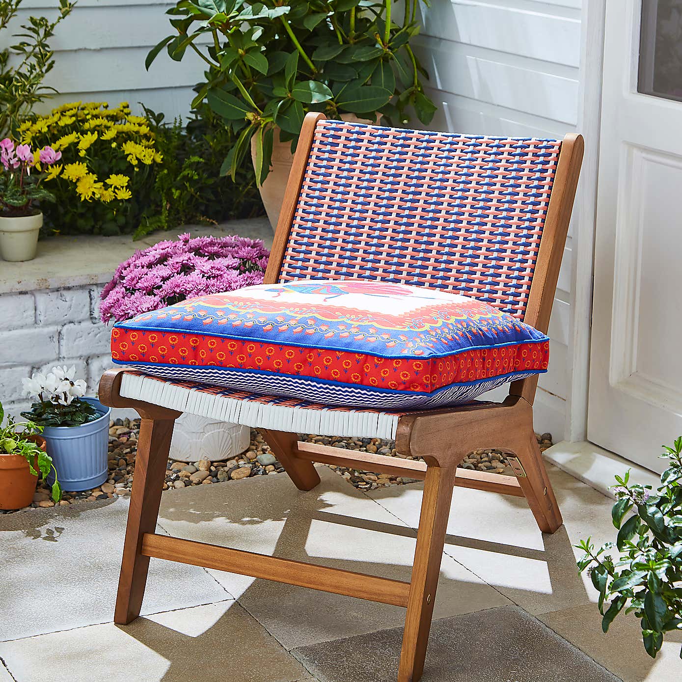 Sophie Robinson Gem Beetle Outdoor Boxed Square Cushion